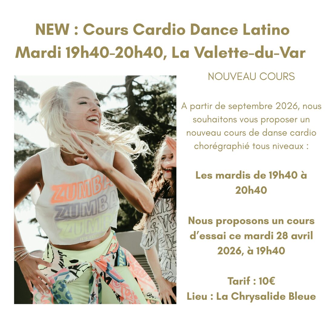 Cardio Dance Latino (inspiration Zumba), à la Valette-du-Var